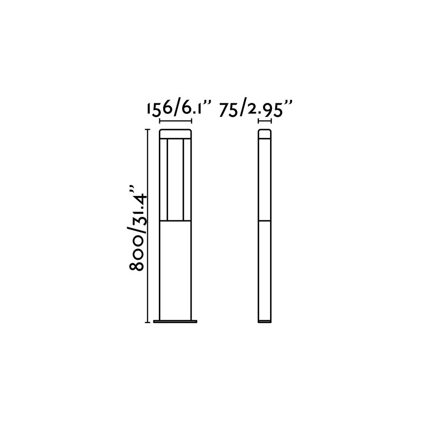FARO 71217 - LED Utomhuslampa NANDA LED/12,5W/230V IP54