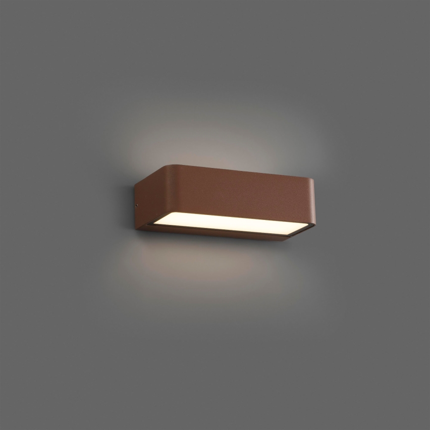 FARO 71309 - LED utomhusväggarmatur TAKUA LED/10W/230V IP65 brun