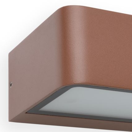 FARO 71309 - LED utomhusväggarmatur TAKUA LED/10W/230V IP65 brun