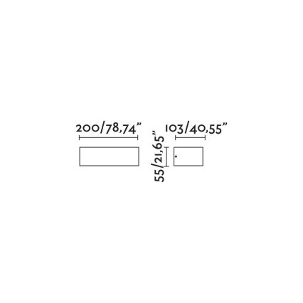 FARO 71309 - LED utomhusväggarmatur TAKUA LED/10W/230V IP65 brun