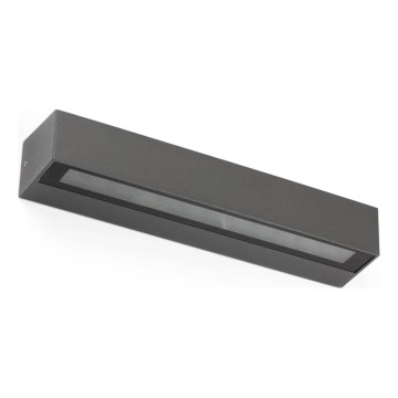 FARO 71904 - LED utomhusväggarmatur DORO 2xLED/10W/230V IP65 antracit