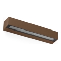 FARO 71905 - LED-utomhusväggarmatur DORO 2xLED/10W/230V IP65 brun