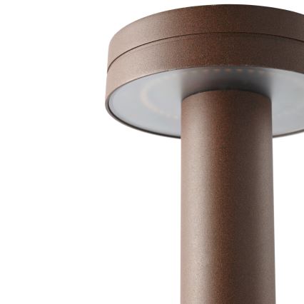 FARO 71949 - LED-lampa för utomhusbruk ESPOT LED/9W/230V 2200/2700/3200/4000K IK07 IP65 60 cm brun