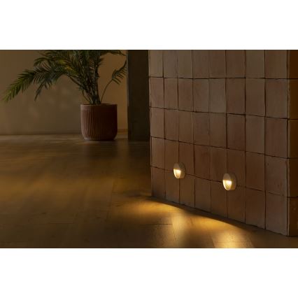FARO 71961 - DUNE LED-trapparmatur LED/3W/230V 2200/2700/3200/4000K IP65 vit rund