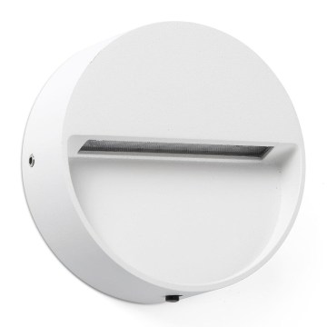 FARO 71961 - LED-trapparmatur DUNE LED/3W/230V 2200/2700/3200/4000K IP65 vit rund