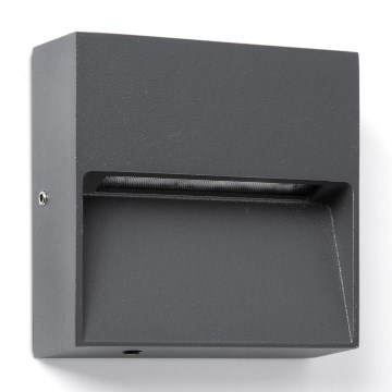 FARO 71963 - LED-trapparmatur DUNE LED/3W/230V 2200/2700/3200/4000K IP65 antracitgrå kvadrat