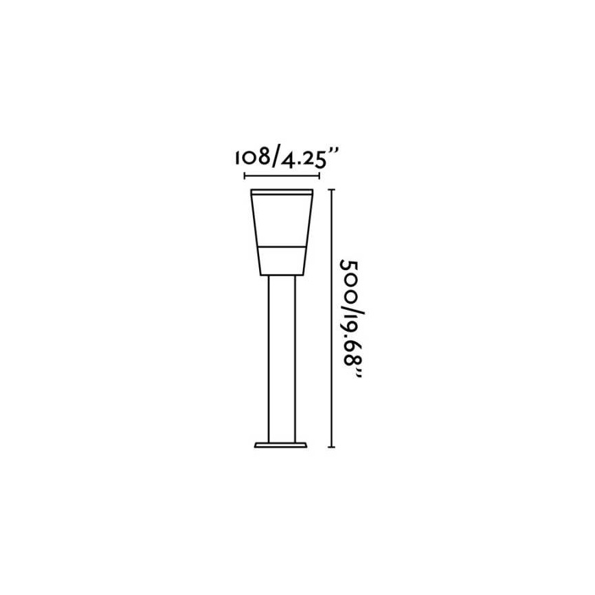 FARO 72351 - Utomhuslampa ROY 1xE27/30W/230V IP44