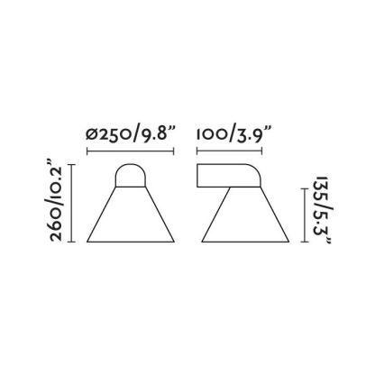 FARO Barcelona - Utomhusvägglampa PALS 1xE27/15W/230V IP65