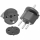 Fast adapter för Schweiz SCHUKO/J 230V IP44 svart