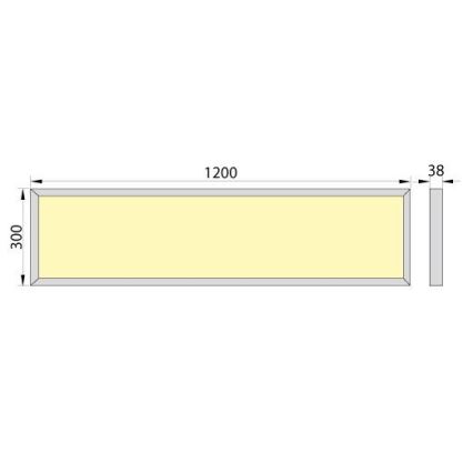 Fast LED-panel OREGA N LINX 120 LED/50W/230V 4000K