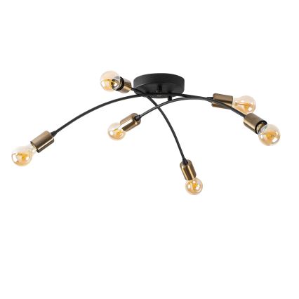 Fastsatt Ljuskrona  BANANA 6xE27/40W/230V