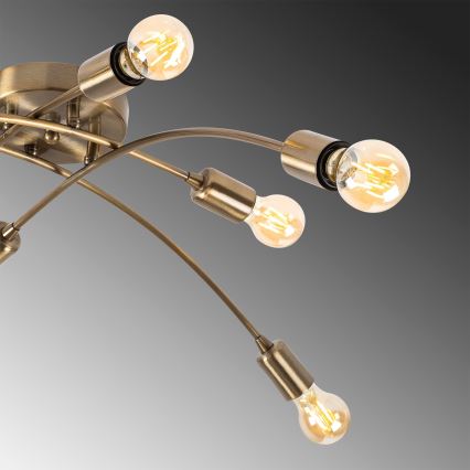 Fastsatt Ljuskrona  BANANA 8xE27/40W/230V