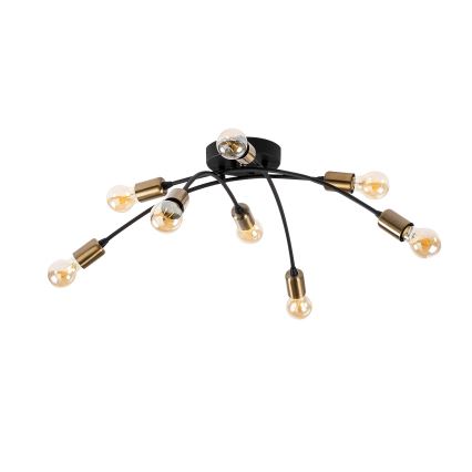 Fastsatt Ljuskrona  BANANA 8xE27/40W/230V