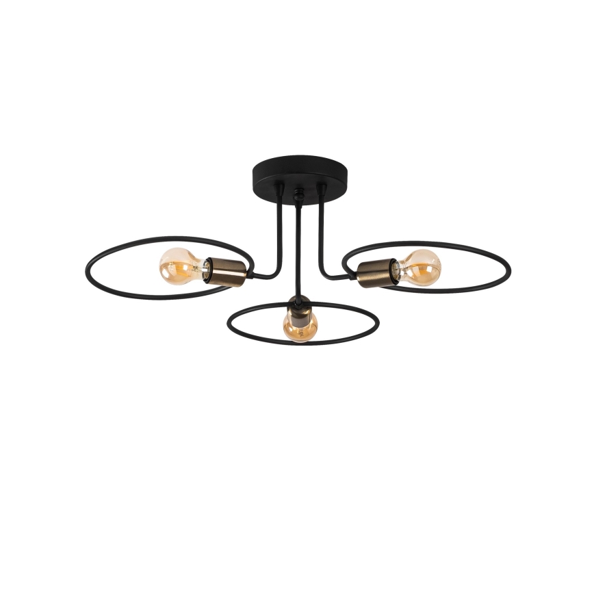 Fastsatt Ljuskrona  CIRCLE 3xE27/40W/230V