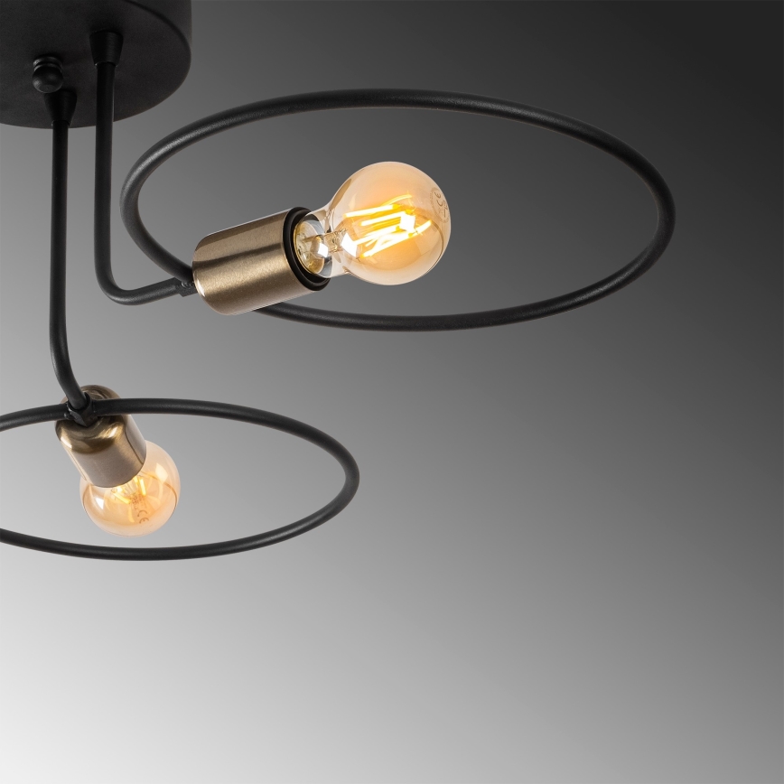 Fastsatt Ljuskrona  CIRCLE 3xE27/40W/230V