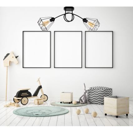 Fäst ljuskrona DIAMENT 2xE27/60W/230V