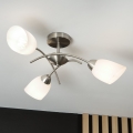 Fäst ljuskrona DONNA 3xE27/60W/230V nickel