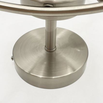 Fäst ljuskrona DONNA 3xE27/60W/230V nickel