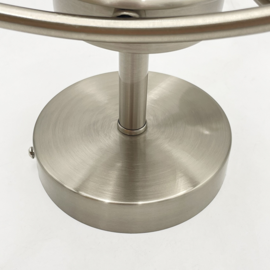 Fäst ljuskrona DONNA 3xE27/60W/230V nickel