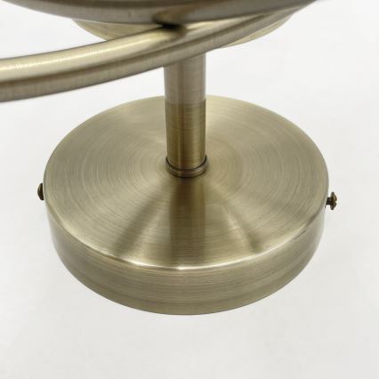 Fäst ljuskrona DONNA 5xE27/60W/230V patina