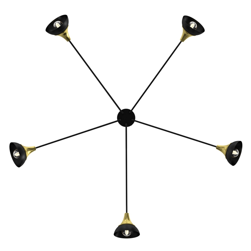 Fäst ljuskrona NERGIS 5xE27/60W/230V