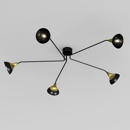 Fäst ljuskrona NERGIS 5xE27/60W/230V