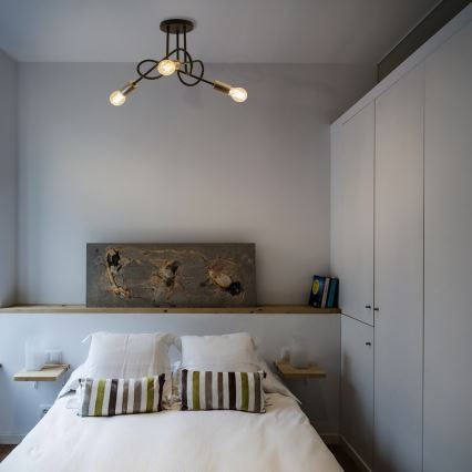 Fäst ljuskrona OXFORD 3xE27/15W/230V