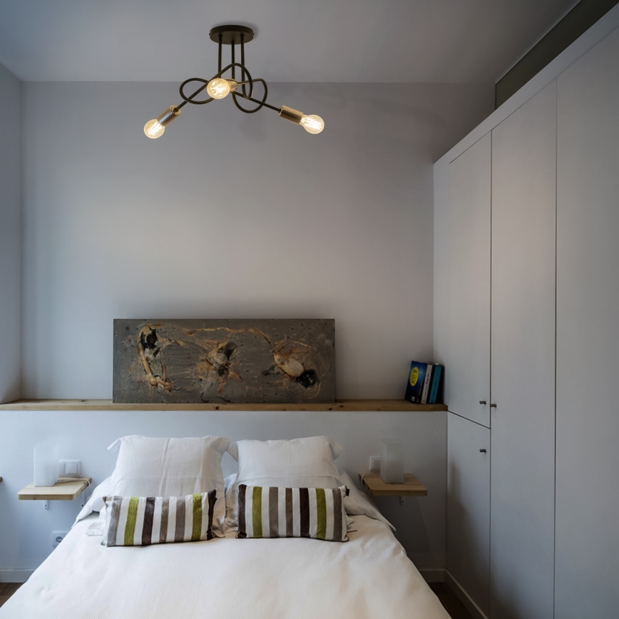 Fäst ljuskrona OXFORD 3xE27/15W/230V