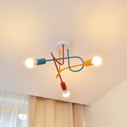 Fäst ljuskrona OXFORD 3xE27/15W/230V