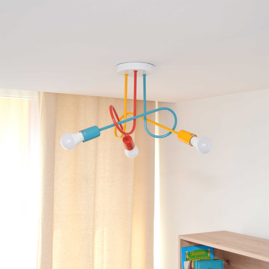 Fäst ljuskrona OXFORD 3xE27/15W/230V