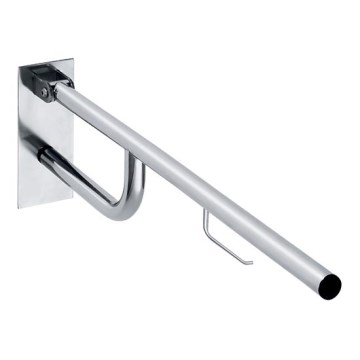 Fäste med hållare 10,3x25,3 cm rostfritt stål/silverfärgad