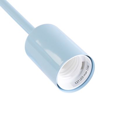 Fastmonterad taklampa CAMBRIDGE 4xE27/15W/230V blå
