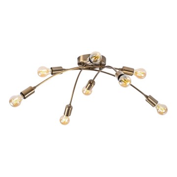 Fastsatt Ljuskrona  BANANA 8xE27/40W/230V