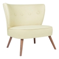 Fåtölj JENI krämfärgad