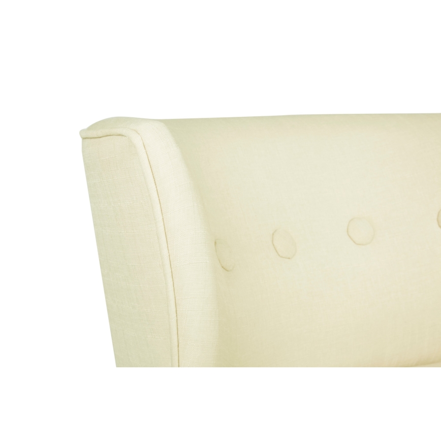 Fåtölj JENI krämfärgad