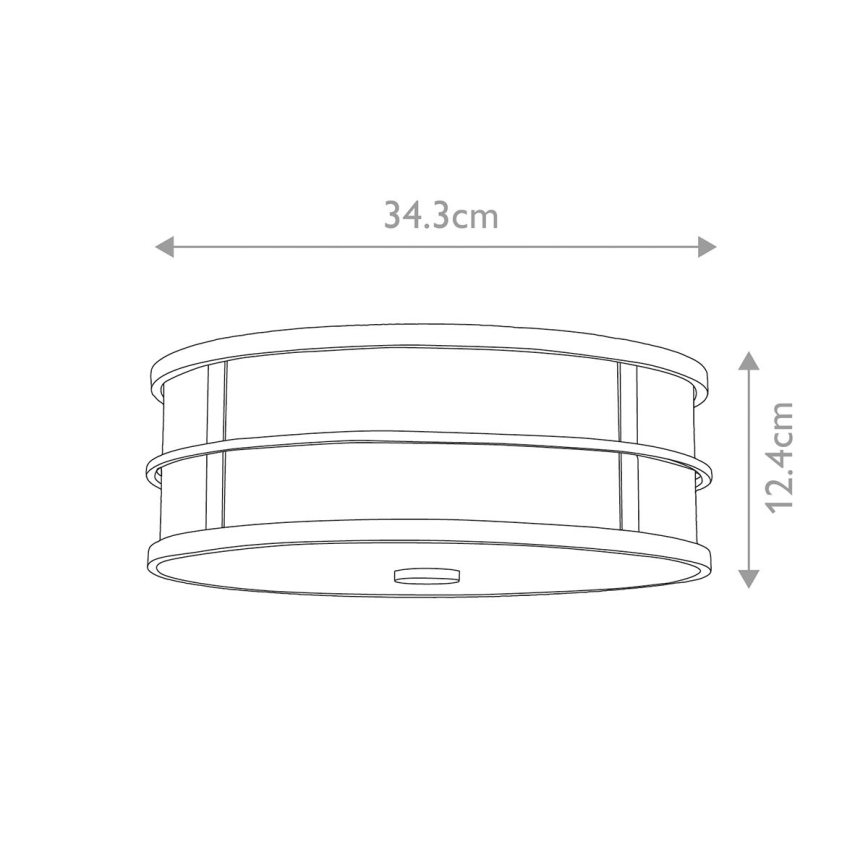 Feiss - Taklampa FUSION 3xE27/40W/230V guld