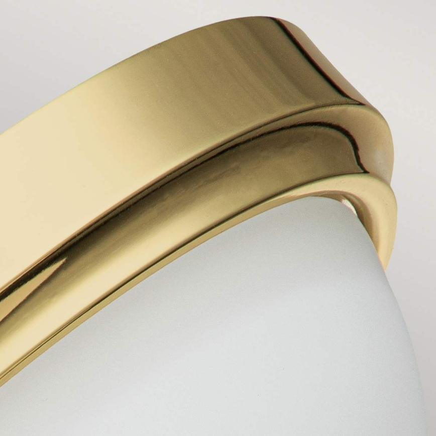 Feiss - Badrumstaklampa MALIBU 2xE27/60W/230V IP44 guldig