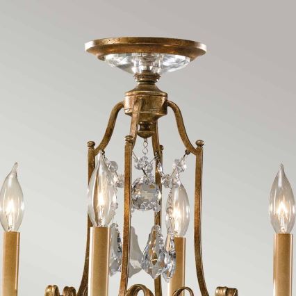 Feiss - Ljuskrona på kedja VALENTINA 4xE14/60W/230V