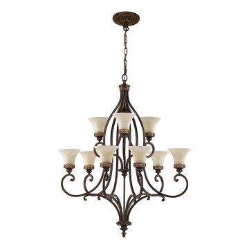 Feiss - Ljuskrona på kedja DRAWING ROOM 9xE27/60W/230V