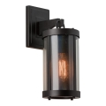 Feiss - Vägglampa BLUFFTON 1xE27/100W/230V svart