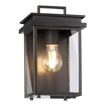 Feiss - Vägglampa för utomhusbruk GLENVIEW 1xE27/60W/230V IP44 antracit