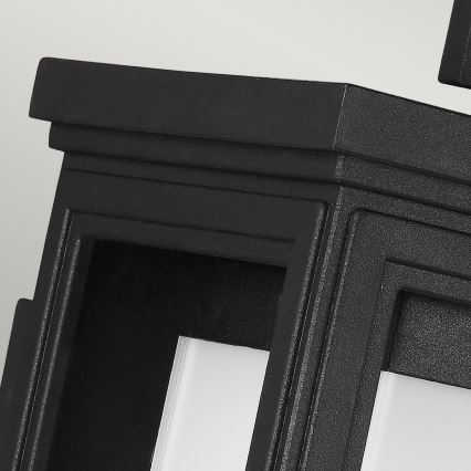 Feiss - Vägglampa för utomhusbruk ROSCOE 1xE27/60W/230V IP44 svart