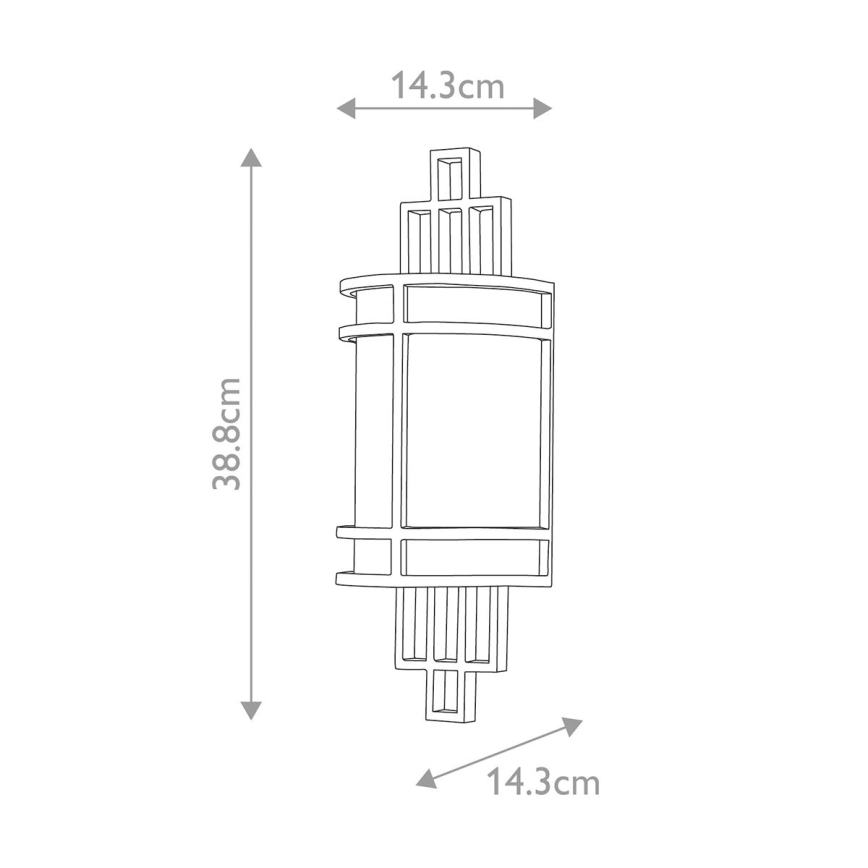 Feiss - Vägglampa FUSION 1xE27/60W/230V