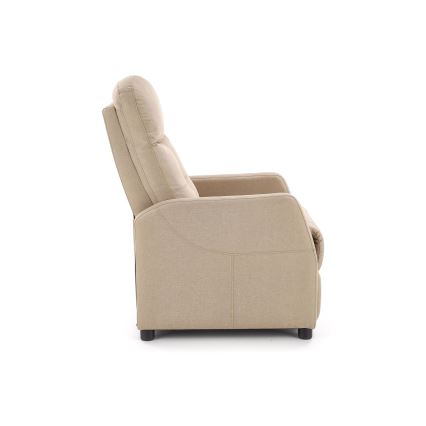 Justerbar fåtölj FELIPE beige