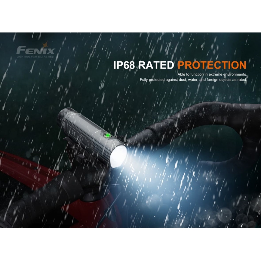 Fenix BC21RV30 - LED Uppladdningsbar cykellampa LED/USB IP68 1200 lm 33 timmar