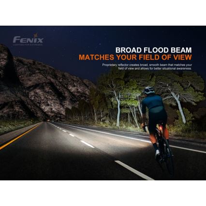 Fenix BC21RV30 - LED Uppladdningsbar cykellampa LED/USB IP68 1200 lm 33 timmar