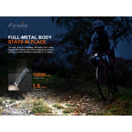 Fenix BC21RV30 - LED Uppladdningsbar cykellampa LED/USB IP68 1200 lm 33 timmar