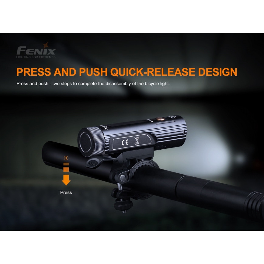 Fenix BC26R - LED Uppladdningsbar cykellampa LED/USB IP68 1600 lm 65 timmar