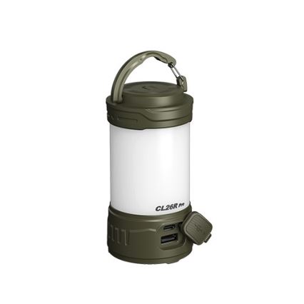 Fenix CL26RPROOLI - LED Ljusreglerad bärbar uppladdningsbar lampa LED/USB IP66 650 glansig 408 h 5000 mAh grön