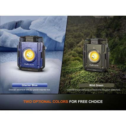 Fenix CL27RGRE - LED Ljusreglerad uppladdningsbar belysning LED/USB IP66 1600 glansig 285 h 5000 mAh